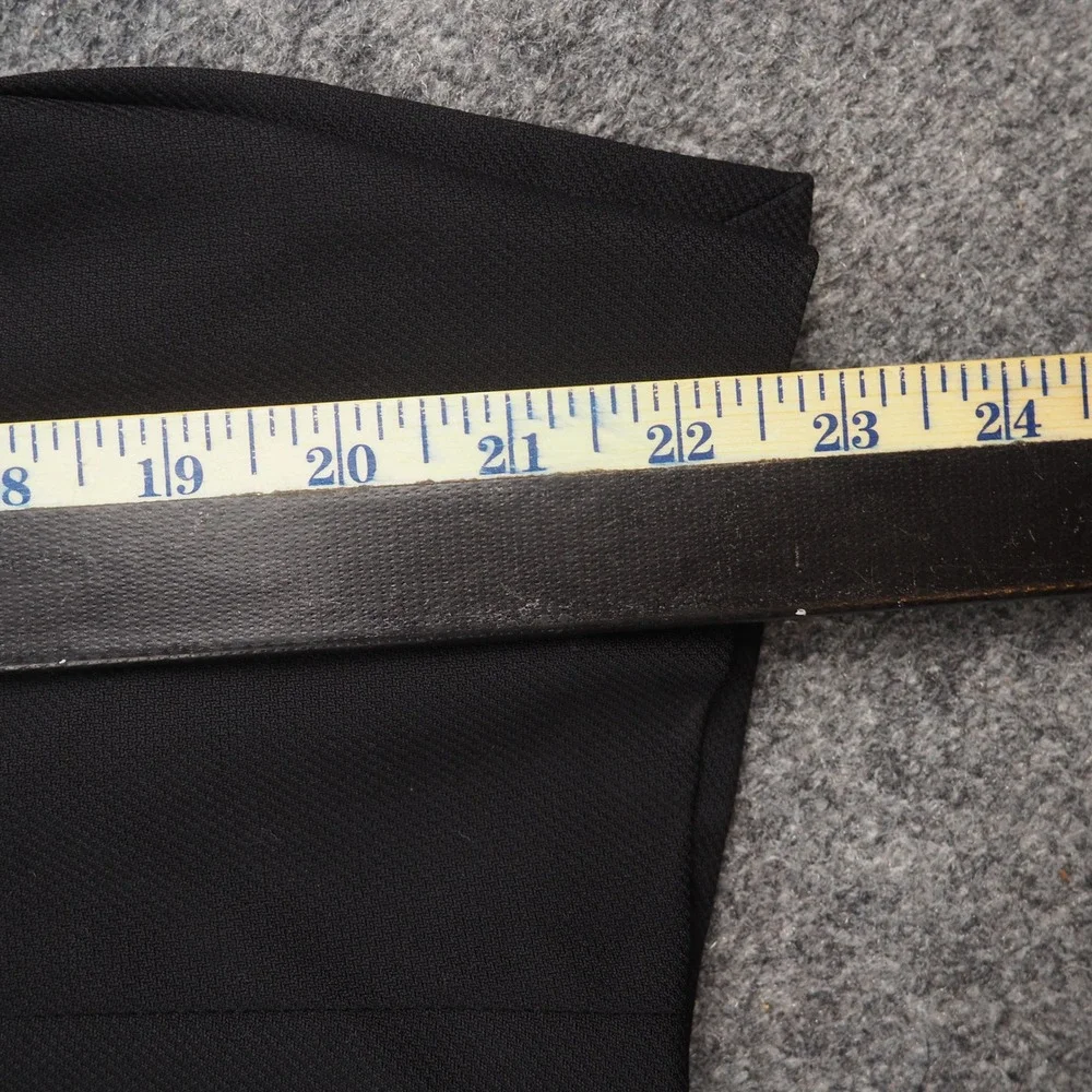 Armani Collezioni Blazer Mens 44R Black Wool Italy Two Button Luxury Sport Coat